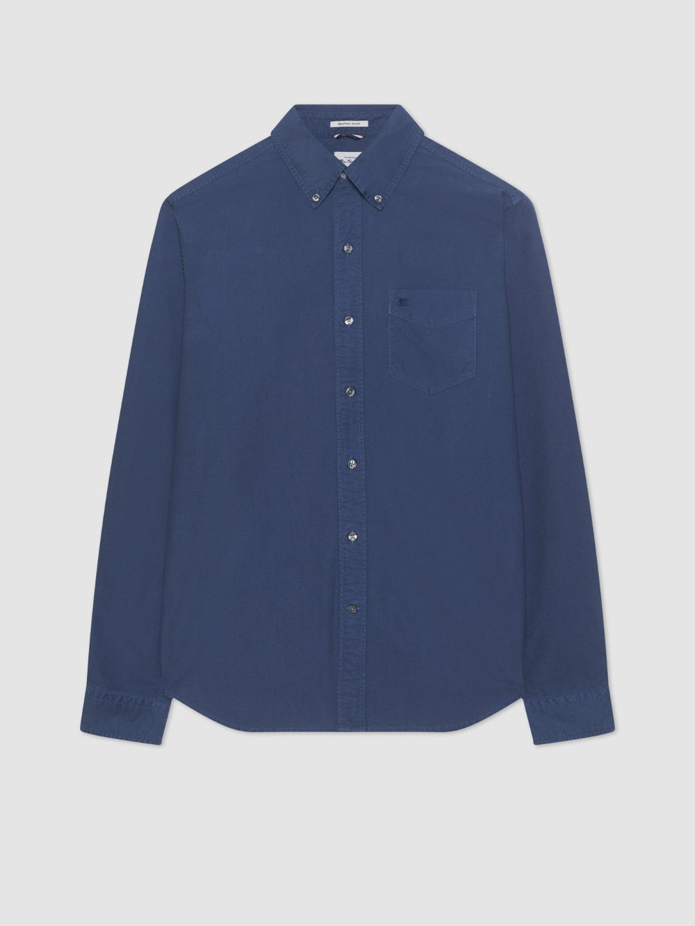 Chemises Ben Sherman Beatnik Oxford Garment Dye Indigo | MAI-52085657